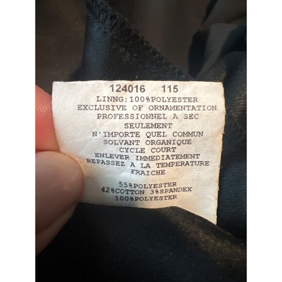 Jessica McClintock For Gunne Sax Black One-Shoulder Ruched Dress Size 1 Vintage - Picture 3 of 8